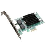 TXA020 Intel 82575 Dual RJ45-Anschlüsse NIC 10/100/1000 Gigabit PCI Express PCIE x1-Netzwerkkartenadapter – Bild 4