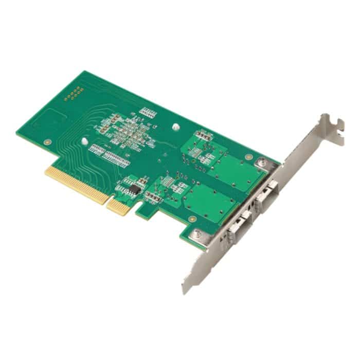 XXA037 Intel 82599 Dual SFP Port PCI Express FCoE PCIe x8 10 Gigabit Ethernet Netzwerk Optischer LAN-Kartenadapter – Bild 5