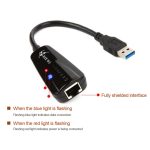 DIE WU TXA042 Realtek 8153 USB 3.0 zu Gigabit Ethernet RJ45 LAN 10/100 / 1000Mbps Netzwerkkartenadapter – Bild 3