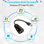 DIE WU TXA042 Realtek 8153 USB 3.0 zu Gigabit Ethernet RJ45 LAN 10/100 / 1000Mbps Netzwerkkartenadapter – Bild 6