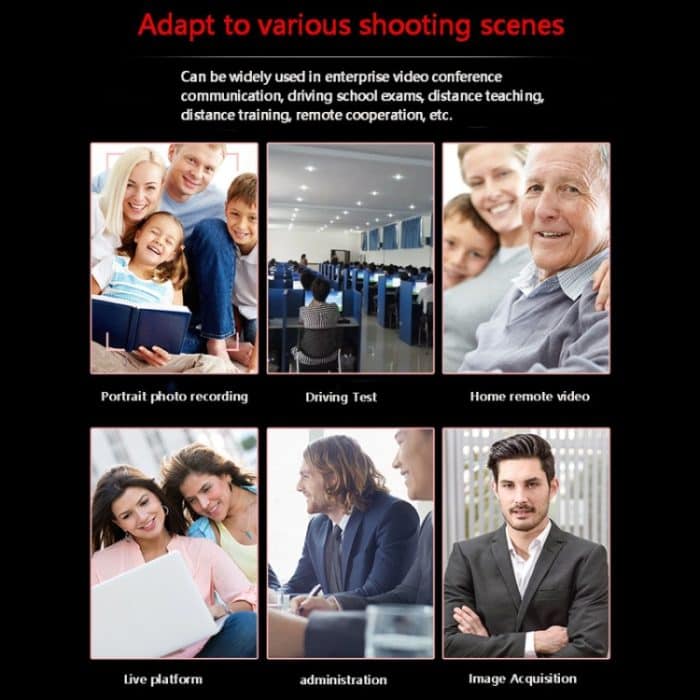 aoni C11 720P 150-Grad-Weitwinkel-HD-Computerkamera mit manuellem Fokus und Mikrofon – Bild 12