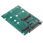 M.2 NGFF & mSATA SSD zu SATA III 7 + 15 Pin Adapter Konverter