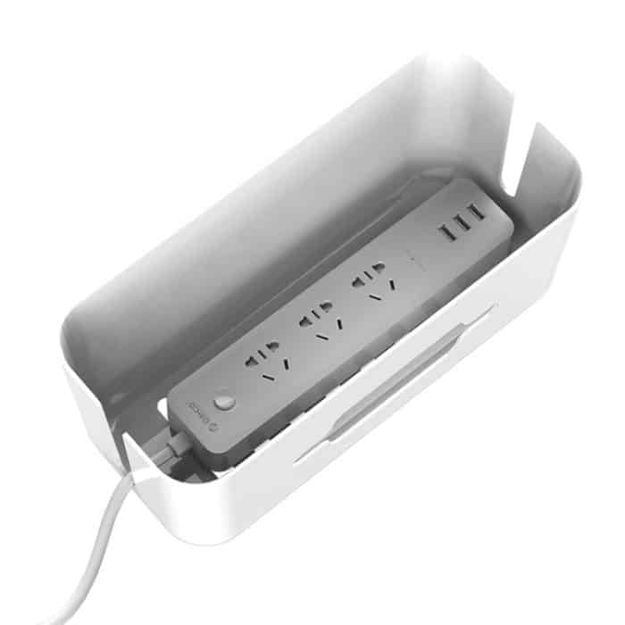 ORICO CMB-18 Trennendes Design ABS-Steckdose Aufbewahrungsbox für Stromkabel Manager mit Telefon- / Tablet-Halter für Schreibtisch, Wohnzimmer, Büro, Schlafzimmer – Bild 5