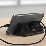 ORICO SHC-U3 ABS Material Desktop 4 Anschlüsse USB 3.0 HUB mit Telefon- / Tablet-Halter und 1 m USB-Kabel und LED-Anzeige – Bild 11