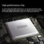 ORICO SHC-U3 ABS Material Desktop 4 Anschlüsse USB 3.0 HUB mit Telefon- / Tablet-Halter und 1 m USB-Kabel und LED-Anzeige – Bild 10