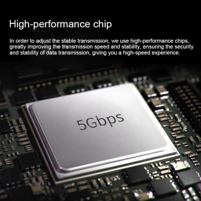 ORICO SHC-U3 ABS Material Desktop 4 Anschlüsse USB 3.0 HUB mit Telefon- / Tablet-Halter und 1 m USB-Kabel und LED-Anzeige – Bild 10