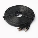 10 m langes, ultraflaches CAT7 10-Gigabit-Ethernet-Patchkabel für Modem-Router-LAN-Netzwerk – mit abgeschirmten RJ45-Anschlüssen, Length: 10m – Bild 2