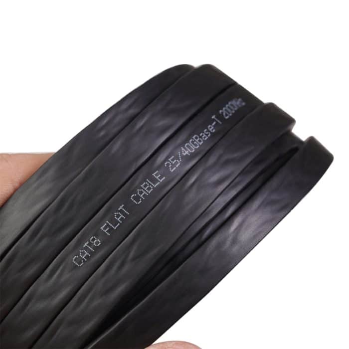 CAT8-2 Double Shielded CAT8 Flat Network LAN-Kabel, Länge: 3 m – Bild 5