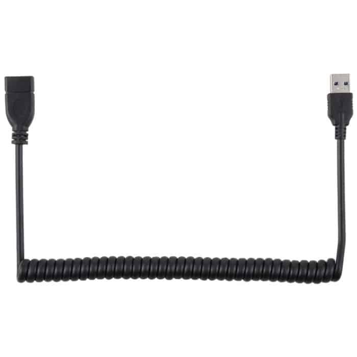 1,5 m Hochgeschwindigkeits-USB 3.0-Kabel mit einziehbarer Federverlängerung – Bild 3