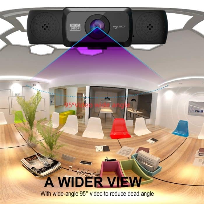 HXSJ S5 1080P einstellbare HD-Video-Webcam-PC-Kamera mit Mikrofon – Bild 8