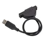 Slim SATA 13 PIN-Buchse auf USB 2.0 Adapter-Wandlerkabel für Laptop ungerade CD-DVD-optisches Laufwerk, Kabellänge: ca. 45 cm – Bild 3