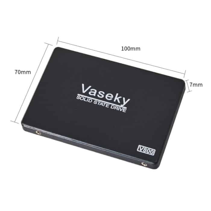 Vaseky V800 128 GB 2,5 Zoll SATA3 6 GB / s Ultra-Slim 7 mm Solid State Drive SSD-Festplatte für Desktop, Notebook – Bild 2