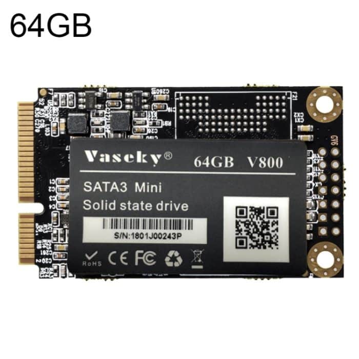 Vaseky V800 64 GB 1,8 Zoll SATA3 Mini internes Solid State Drive MSATA SSD-Modul für Laptops – Bild 1
