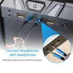 3,5-mm-Buchse auf 2 x 3,5-mm-Stecker-Adapterkabel, 3.5mm Female to 2 x 3.5mm Male – Bild 3