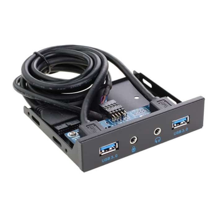 PC16621.jpg 2 Ports + HD-Audio USB 3.0 Frontplatte Datennabe – Bild 1