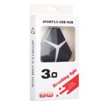 5 Gbit / s Super Speed ​​4 Ports USB 3.0 HUB Adapter, Kabellänge: ca. 20 cm (schwarz) – Bild 4