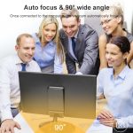 Landshine 90 Grad Weitwinkel 2k USB Autofokus Computer Live Beauty HD-Kamera mit Ringlicht – Bild 3