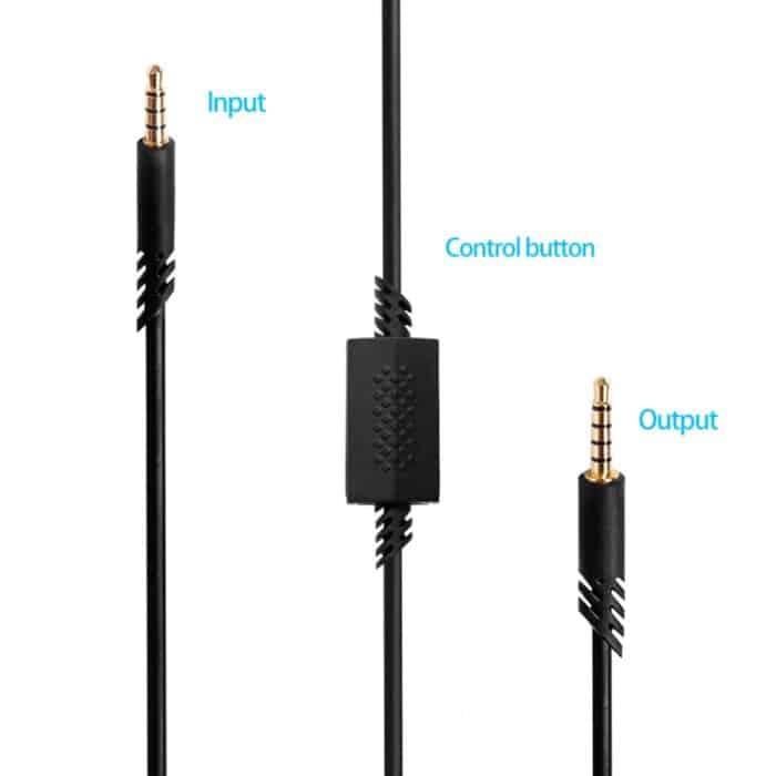 ZS0179 Gaming Kopfhörer Audiokabel für Logitech Astro A10 A40, PS4, Kabellänge: 2m – Bild 3