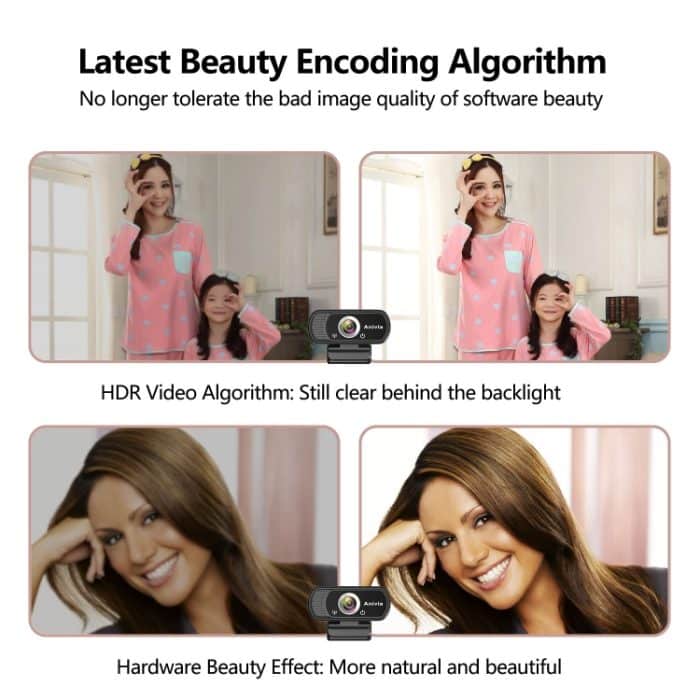 W5 HD 1080p USB feste Fokuskamera mit Mikrofon – Bild 6