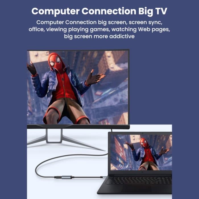 8k 60Hz HDMI-Buchse an USB-C / Typ-C-Steckeradapterkabel – Bild 6