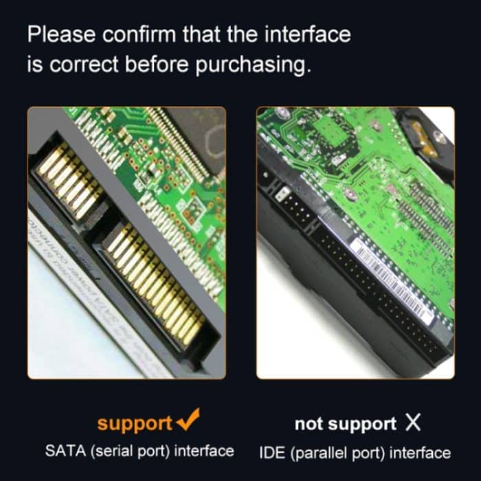 TC44 USB-C/Typ-C-zu-SATA-Festplattenkonverter für 2,5-Zoll-Solid-State- und mechanische Festplatten – Bild 3