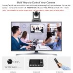 Feelworld Poe20x Simultane 20x Optical Zoom Live Streaming PTZ -Kamera, EU und US -Stecker – Bild 3