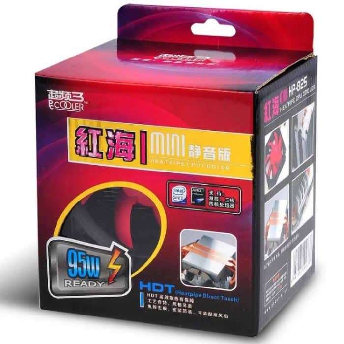 Rote Meer Mini -Computer CPU Stummschalte Kühler – Bild 7