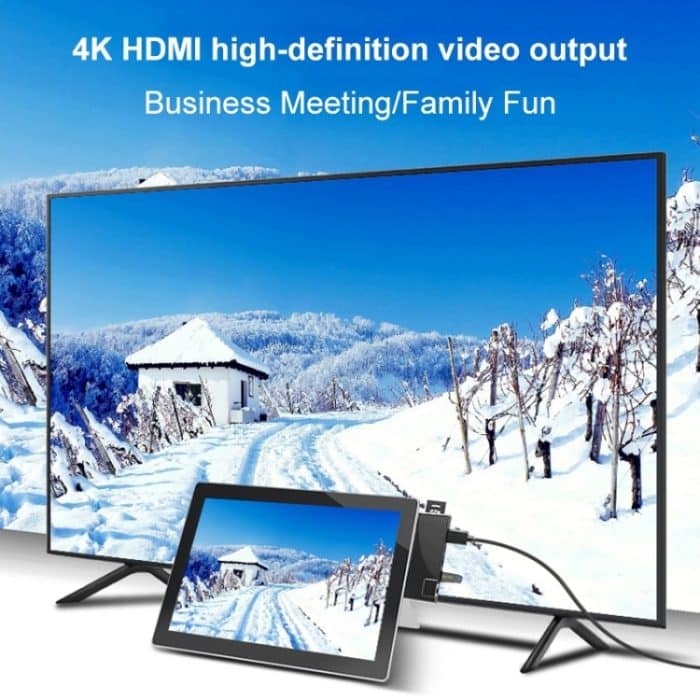 Rocketek SH868 HDMI + USB 3.0 x 2 + Type-C x 2 HUB-Adapter – Bild 5