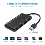 Rocketek CR7 USB3.0 Multifunktions-Kartenleser CF / XD / MS / SD / TF-Karte 7 in 1 – Bild 2