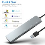 Rocketek CR308 USB3.0 Multifunktionskartenleser CF/CFast/SD/MS/TF-Karte 5 in 1 – Bild 6