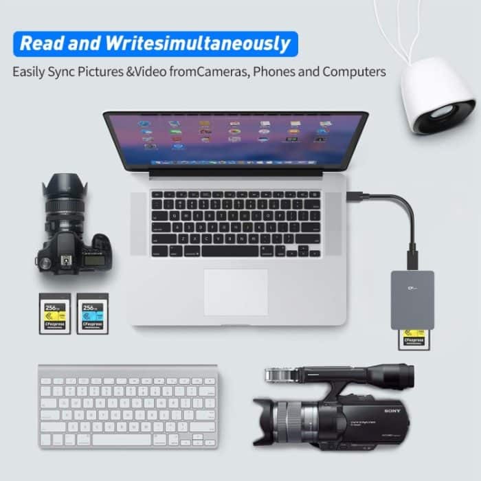 Rocketek CR316 USB3.1 Gen2 CFexpress Typ B Kartenleser, CFexpress Type B – Bild 7