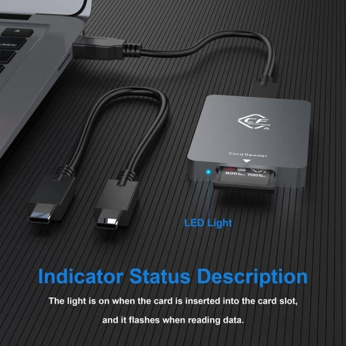 Rocketek CR325 USB3.1 Gen2 CFexpress Typ B Kartenleser, CFexpress Type A – Bild 6