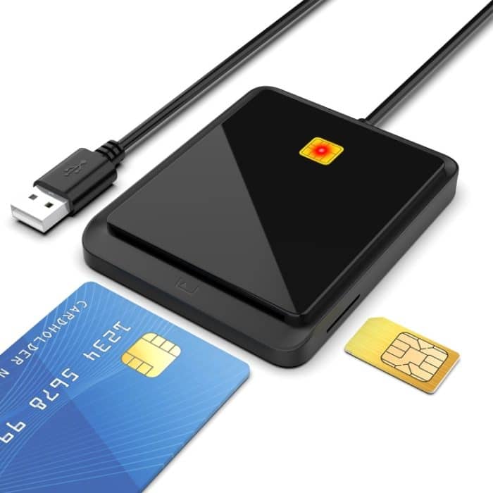 Rocketek CR317 USB 2.0 SIM/ID/CAC-Smartcard-2-in-1-Kartenleser – Bild 2