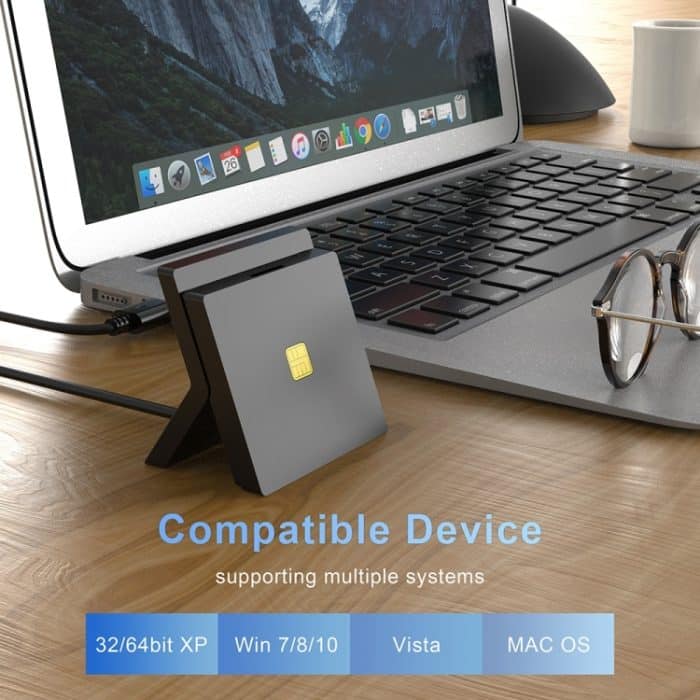 Rocketek CR319 USB 2.0 Smart Card / SIM 2 in 1 Kartenleser – Bild 5