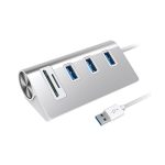 Rocketek HC422 USB3.0 x 3 + SD / TF-Kartenleser HUB-Adapter