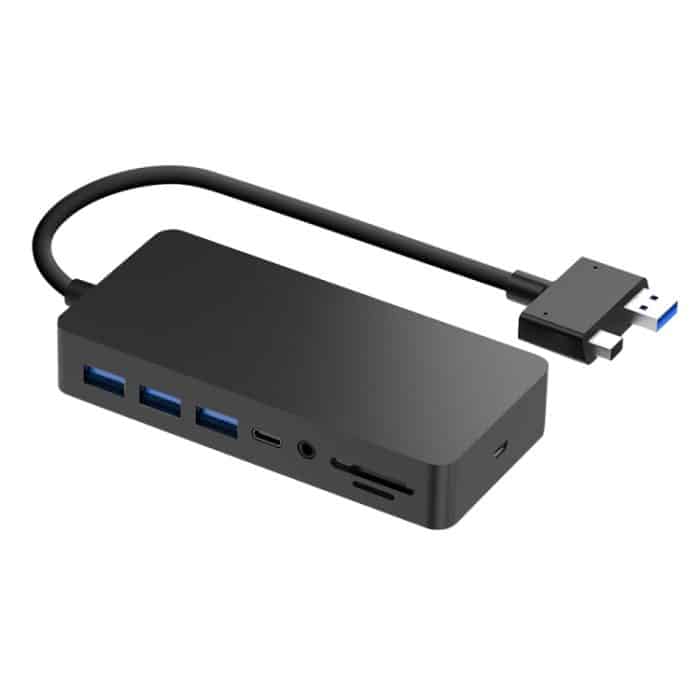 PC2223.jpg Rocketek SH701 11 in 1 1000M RJ45 / USB 3.0 HUB Adapter für Surface Pro 5/6 – Bild 1