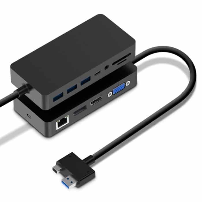 Rocketek SH701 11 in 1 100M RJ45 / USB 3.0 HUB Adapter für Surface Pro 5/6 – Bild 2