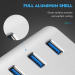 Rocketek HUB-3PC2 Hochgeschwindigkeits-USB 3.0-Splitter-HUB-Adapter – Bild 5