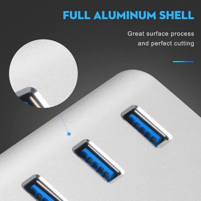 Rocketek HUB-3PC2 Hochgeschwindigkeits-USB 3.0-Splitter-HUB-Adapter – Bild 5