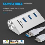 Rocketek HUB-3PC2 Hochgeschwindigkeits-USB 3.0-Splitter-HUB-Adapter – Bild 6
