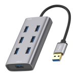 7 Ports USB 3.0 zu USB 3.0 HUB, Kabellänge: 80 cm