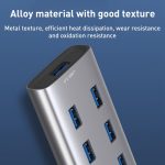 7 Ports USB 3.0 zu USB 3.0 HUB, Kabellänge: 80 cm – Bild 6