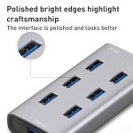 7 Ports USB 3.0 zu USB 3.0 HUB, Kabellänge: 80 cm – Bild 7