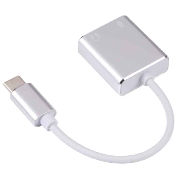 USB-C / Typ C an Buchse 3,5-mm-Kopfhörer-Mikrofon-Soundkarte – Bild 3