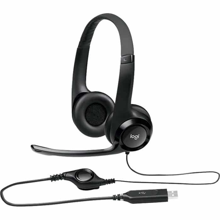 Logitech H390 USB Wired Headset Stereo-Kopfhörer mit Noise-Cancelling-Mikrofon – Bild 3