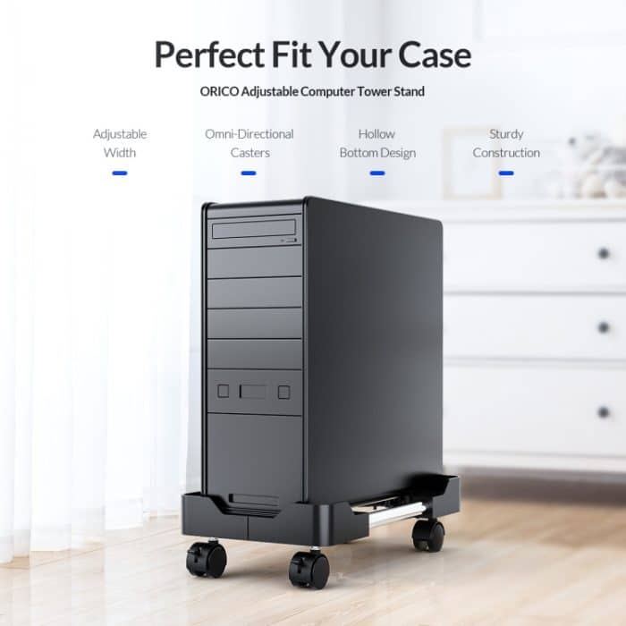 ORICO CPB4-BK-BP Computer-Host-Halterung mit Rollen, CPB4-BK-BP – Bild 4