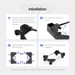 ORICO CPB4-BK-BP Computer-Host-Halterung mit Rollen, CPB4-BK-BP – Bild 10