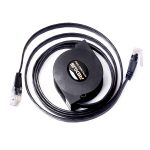 REXLIS 2 m CAT6 einziehbares flaches RJ45-Ethernet-Netzwerk-LAN-Kabel, Length: 2m – Bild 3