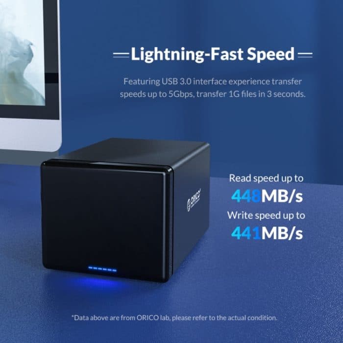 ORICO NS500U3 3,5 Zoll 5 Bay USB 3.0 Festplattengehäuse, NS500U3 – Bild 5