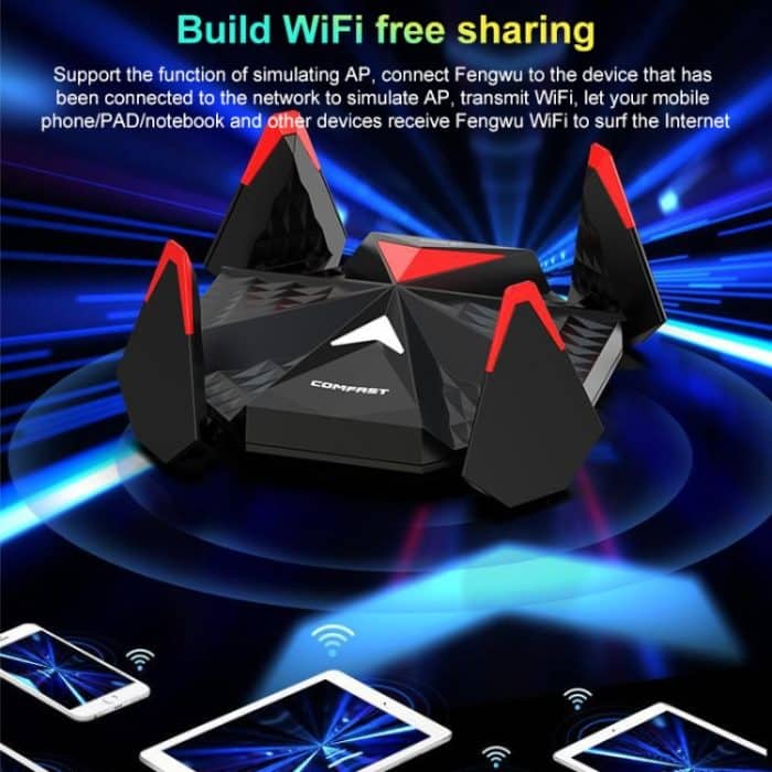 COMFAST CF-977AX 5400 Mbit/s Tri-Band Wireless-Netzwerkkarte WiFi6 Typ-C-Adapter – Bild 9